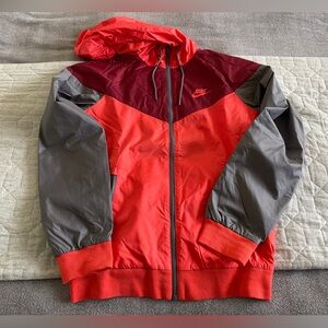 Nike Windrunner Jacket Rush Coral Team Red Size XS